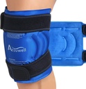 Atsuwell Ice Pack für Knie, wiederverwendbare Gel Ice Wraps für Knie, Flexible Kaltkompress Cold Pack für Knie, Elbow, Shin, 1 Pack