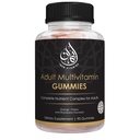 halal complexe complet adulte multivitamines Gommies de l'Immune Boost naturel pour les hommes et les femmes de Végétarien et non-OGM de Gluten, gélatine, arachide et sans lait vitamine Gummy de 90 Compte