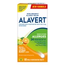 Alavert Allergy Relief 24 heures, Arôme des agrumes, Désintégration orale des comprimés d'allergie, Antihistaminique non somnolent, Loratadine 10mg, 60 Compte