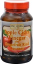 Uniquement les capsules naturelles de vinaigre de cidre de pomme plus pamplemousse Rind Cayenne, 90-Count