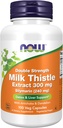 MAINTENANT Aliments suppléments, extrait de chardon de lait silymarin 300 mg avec artichaut et dandelion, double résistance, soutient la fonction hépatique*, 100 gélules