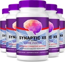 NutraRize (5 Pack) Synaptic XR – Capsules de soutien quotidien avec un mélange équilibré pour le focus, la netteté et la performance quotidienne.