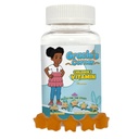 Gracie's Corner Stars Kids Multivitamin Gummies mit Omega 3 - Kindervitamine A, B, C, D - Star-Shaped Toddler Multivitamine, pflanzliche, glutenfreie Kinder Gummy Vitamine, 60 Count