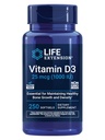 Lebensverlängerung Vitamin D3 25 mcg (1000 IU), Immunsystemunterstützung, Knochengesundheit, Ganzkörpergesundheit, Wertgröße, Glutenfrei, Nicht-GMO, 250 Softgele