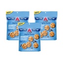Atkins Bite-Sized Crunchy Protein Cookies, Chocolate Chip, 8g Protein, 4g Fiber, 1g Net Carb, 1g Zucker, Keto Friendly, 3 Taschen (5 Servierungen pro Tasche)