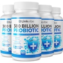 Probiotique 300 milliards CFU - 12 souches avec des prébiotiques organiques pour la santé digestive et gustative, immunitaire, blottissante - Probiotiques pour les femmes et les hommes - Sans lait quotidien, stable - 240 comtes
