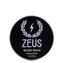 Baume à barbe ZEUS, Baume naturel de cire d'abeille et de beurre de karité, Conditionneur adoucissant pour cheveux faciaux – MADE IN USA (Sandalwood) 2 oz.