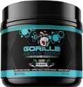 Acides aminés essentiels Gorilla Mind pour soutenir la construction musculaire, la récupération améliorée, et la synthèse des protéines, utilisation avant, pendant ou après votre entraînement, 492 Grams (Cherry Blackout)