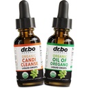 Candi Cleanse & Origan Oil Drops - Huile Biologique d'Origan Drops Liquid & Black Walnut Wormwood - Extra Strength Export Complex, Natural Oral Gut Cleanser Détox Suppléments santé 1 oz