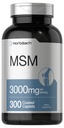 Supplément Horbäach MSM : 3000mg environ 300caplets enduits de méthylsulfonylméthane avec du calcium