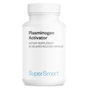 Supersmart - Plasminogen-Aktivator (Advanced Formula) - mit Pterostilbene, Nattokinase, Serrapeptase, OPC - High Potency Antioxidant Supplement | Non-GMO & Gluten Free - 60 Delayed Release Capsules