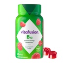 Vitafusion B12 Vitamines gommy, délicieuse saveur de framboise, 60ct (30 jours)