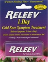Releev 1 jour de traitement des symptômes des plaies froides, 6 mL (0,20 oz)