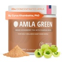 Supplément en poudre d'amla Superfood avec Spice de citrouille, 20x Amla ultra concentrée, faite avec cannelle, gingembre, muscade, girofle, Allspice, cardamome, fraises indiennes, épices de citrouille, 90 portions