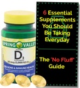 Vitamin D3 2000iu Softgels (50 mcg) (200 Count - 6+ Month Supply) Knochen- und Immungesundheit aus Spring Valley. + 'No Fluff' Supplement Guide