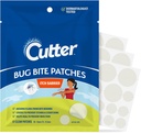 Cutter Bug Bite Patchs Démangeaisons Hydrocolloïdes pour les enfants et les adultes, Absorbes Fluides, Aide à guérir, Empêche les éraflures, Démangeaisons Mosquito, Hydrocortisone & Outil d'aspiration Alternative, 51 Compte