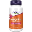 MAINTENANT Compléments alimentaires, méthylB-12 (méthylcobalamine) 10 000 μg, Santé du système nerveux*, 60 Lozenges
