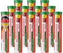 T&D German Multvitamin + Minerals 10 Vitamine 2 Mineralien - 240 Vegan Drink Effervescent Tablets - Granatapfel - Made in Germany