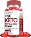 Justified Laboratories Go 90 Keto ACV Gummies Extreme 2000MG Go90 Keto Gummies Apfel Apfelessig Formuliert mit Granatapfelsaft Pulver B12 Vegan Non GMO 60 Gummys