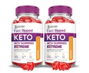 (2 Pack) Fast Ripped Keto ACV Gummies Extreme 2000MG Fast Ripped Keto Gummies Apfel Apfel Apfel Apfel Apfelegar Formuliert mit Granatapfel-Essigpulver B12 Vegan Non GMO 120 Gummys
