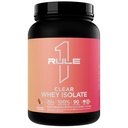 Rule 1 Proteins Clear Whey Isolate, Strawberry Lemonade, 27 Servings | 20g All-Whey Isolate Protein Mix, Over 9g EAAs, 90 Calories, Zero Sugar, Easy to Digest, Light, Crisp, and Refreshing Taste
