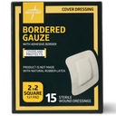 Medline Borded Gauze, 2" x 2" Adhesive Island Wound Dressing, stérile, 15 comte