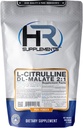 HR Supplements L-Citrulline DL-Malate 2:1 Powder, 500 Grams (1.1 Lbs), Unflavored, Lab-Tested, Scoop Included