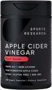 Sportforschung Apfelessig Apfelessig mit Cayenne Pfeffer | Hergestellt aus Organic Fermented Apple Cider - Non-GMO Project Verified & Vegan Certified (120 Veggie Kapseln)