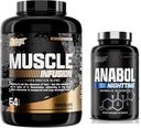 Nutrex Research Whey Protéines Poudre, Chocolat Anabol PM Nighttime Muscle Builder & Sleep Aid