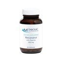 Résvératrol d'entretien métabolique avec Piperine - Trans Resveratrol Supplement Capsules pour Antioxydant + Support cardiovasculaire, Pas de remplissage, 200 mg Trans-Resveratrol Per Dose - 60 Capsules