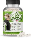 Nutrition borée M2K: Magtéine Magnésium L-thréonate et supplément Ashwagandha - 1500mg Magtéine, 300mg KSM-66, Plus 200mg Magnésium