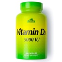 ALFA VITAMINS supplément vitamine D3 1000 UI, soutient la santé immunitaire, l'absorption de calcium, os et articulations sains, supplément alimentaire pour le bien-être quotidien, non OGM, sans gluten, 100 capsules