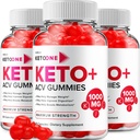 (3 Pack) Keto One Gummies Advanced Loss - ACV Gummies Maximum Strength, Keto One Keto Plus ACV Weight Management Gummies Cider Vinegar, Keto One Gummies Avis B12 Keto+ACV (180 Gummies)