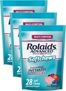 Rolaids Advanced Antacid Plus Anti-Gas Softchews, 28 Count, gemischte Berry, Sodbrennen und Gas Relief (Pack von 3)