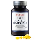 Dr Brian Fish Oil Supplement 130 Softgel, très absorbé rTG Mini Omega 3 Capsule d'huile de poisson avec acides gras EPA/DHA Vitamine D E, 500mg rTG Omega-3 Soutien coeur Cerveau Immune Santé Pas de goût de poisson