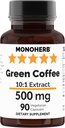 MONOHERB Extrait de café vert 500 mg - 90 capsules végétariennes