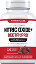 Fitness Labs Capsules de racines de betteraves à oxyde nitrique avec nitrates $ 120 Count $ Oxyde nitrique Précurseur $ Beetfit Pro $ Végétarien, Non-OGM, Supplément sans gluten