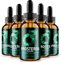 NutraRize (5 Pack) Prosteron Drops, All-Natural Prostata-Gesundheitsergänzung, Premium-Vitamin zur Unterstützung gesunder Zirkulation, offizielle Prosteron Formel Bewertungen (150 Servietten)