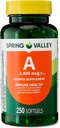 Vitamine A Softgels, 2400 mcg, 250 Compte + Récipient à pilule portable (2 articles)