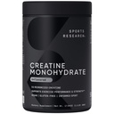 Recherche sportive Créatine monohydratée - gain de masse musculaire, amélioration du rendement et de la force et soutien récupération d'entraînement* - 5 g Créatine micronisée - 17,64 oz