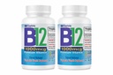 Nutrisalud Produits Vitamine B12 de alta potencia, 1000mcg, Set de 2 frascos con 100 comprimés c/u. Combattre Anémie, fatisga, aumenta la energia, revitaliza el sistema nervioso.