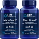 Extension de vie MacuGuard Ocular Support 90 softgels avec Safran & Astaxanthin