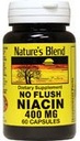 Nature's Blend Niacine Non Flush 400 mg 60 Capsules