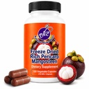 Capsules de péricarpe de mangue – Poudre séchée à gel organique, riche en 56+ Potent Xanthones & Flavonoïdes, haute ORAC – 120 Capsules de Veggie