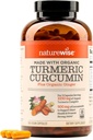 NatureWise Curcumin Turmeric 2250mg - 95% Curcuminoids & BioPerine Black Pepper Extract for Advanced Absorption - Daily Joint and Immune Health Support - Vegan, Non-GMO, 360 Count[120-Day Supply]