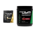 PRO JYM 45 portions - Tahitian Vanilla Bean & PRE JYM 30 portions - Cerise noire