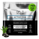 Orlo DHA – Supplément végétal DHA (EPA & DHA) – Omega 3 Huile de poisson et Krill Alternative – Huile d'algue Omega-3 à base végétale – Soutien du cerveau et du cœur (60 mini softgels sans Burpless)