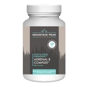 Complexe Adrénal B de Mountain Peak - Support Cortisol avec/Ashwagandha, Vitamine B6, B12 & C - Aide à soutenir les niveaux de stress - Supplément de soutien encodcrine et système nerveux (90 capsules végétariennes)