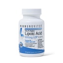 IMMUNOVITES Acide lipoïque R-alpha stabilisé ((True)) 600 mg par portion [[Haute puissance et jusqu'à 40x Absorption accrue]] (Na R-ALA) (Na R-LA) (Na R-Lipoate) (1 bouteille)