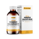 Eisensulfat 325mg flüssiges Eisen 65mg elementares Eisen von Llorens Care - 6 oz - Caramel Flavor (6 oz, Caramel)